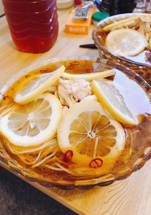 レモンのピリ辛冷麦(素麺)-レシピのメイン写真
