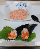 万能♪鮭・明太子ふりかけでお手軽ランチ