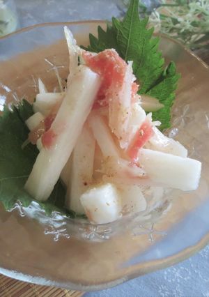 さっぱり☆長芋の♫梅らっきょう漬け和え-レシピのメイン写真