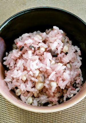 黒もちトウモロコシと古代米のご飯-レシピのメイン写真