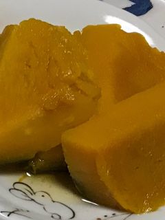 レンジで3分かぼちゃの煮物-レシピのメイン写真