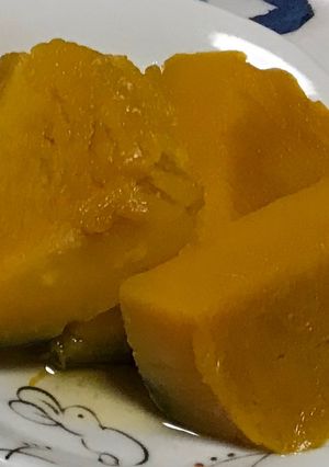 レンジで3分かぼちゃの煮物-レシピのメイン写真