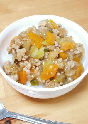 【離乳食完了期/幼児食】中華丼-レシピのメイン写真