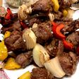 シャシリク(羊肉の串焼き)