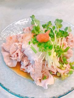 簡単!サッパリ☆ 豚 冷しゃぶ-レシピのメイン写真