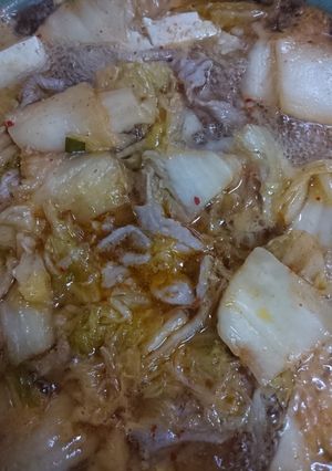豚キムチ鍋-レシピのメイン写真
