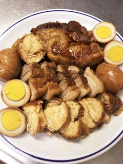 煮豚と一緒に煮鶏!圧力鍋で簡単!煮卵も!-レシピのメイン写真