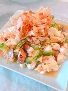 市販の鯖醤油煮で!簡単なゴーヤチャンプル-レシピのメイン写真