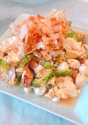 市販の鯖醤油煮で!簡単なゴーヤチャンプル-レシピのメイン写真