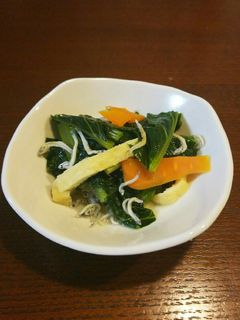 ちりめんじゃこと小松菜の煮浸し-レシピのメイン写真