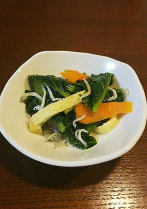 ちりめんじゃこと小松菜の煮浸し-レシピのメイン写真