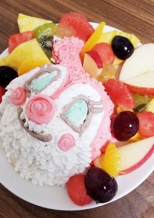 ドキンちゃんのアイスケーキ♡-レシピのメイン写真