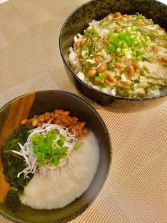栄養満点☆簡単!ネバネバ丼 しらす入り-レシピのメイン写真