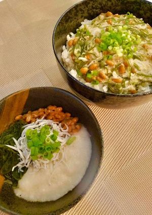 栄養満点☆簡単！ネバネバ丼 しらす入り-レシピのメイン写真