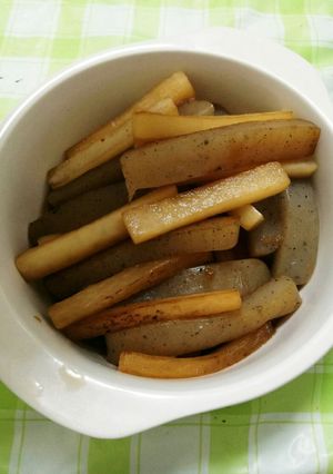 大根とこんにゃくの炒め物♪-レシピのメイン写真