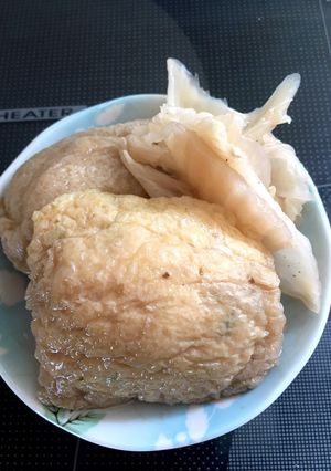 白菜と巾着の煮物-レシピのメイン写真
