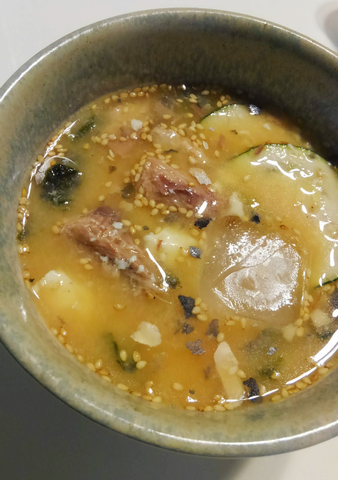 農家の食卓〜夏野菜の冷や汁〜-レシピのメイン写真