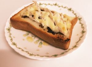 ❁ささみと海苔の佃煮とマヨのトースト❁-レシピのメイン写真