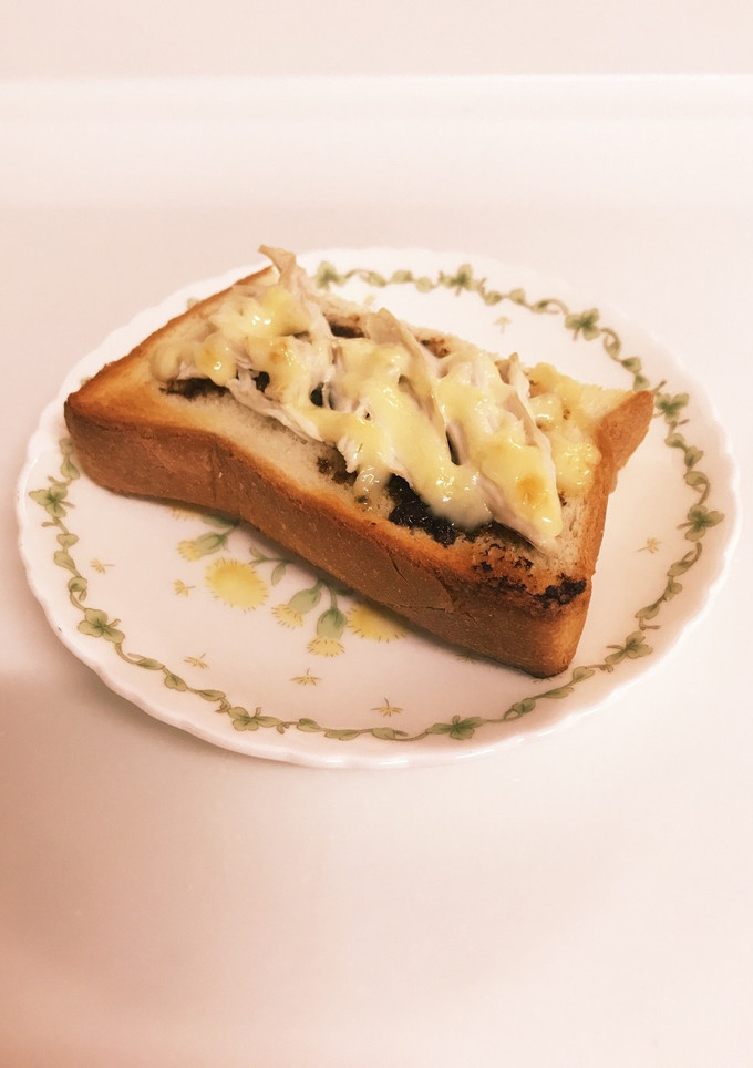❁ささみと海苔の佃煮とマヨのトースト❁-レシピのメイン写真