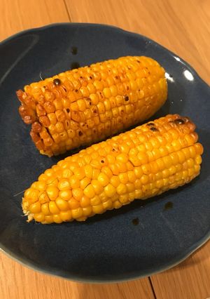 夏にオススメ！グリルで焼きもろこし-レシピのメイン写真