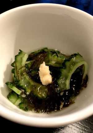 余り野菜シリーズ_ゴーヤのもずく和え-レシピのメイン写真