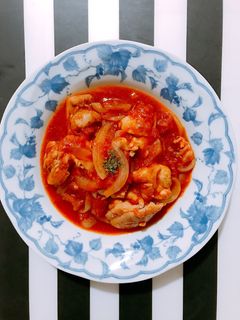 鶏肉のトマト煮-レシピのメイン写真