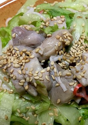 さっぱりレモン塩 鶏モモのサラダそうめん-レシピのメイン写真