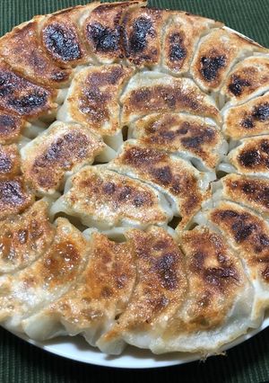 白菜とニラで作るジューシー焼き餃子-レシピのメイン写真
