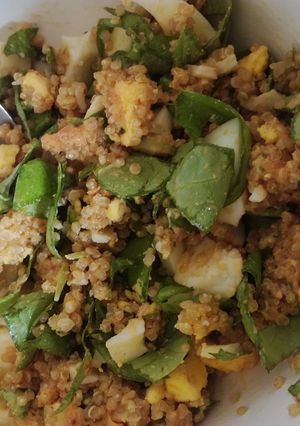 レンジだけで作るキノアランチ-レシピのメイン写真