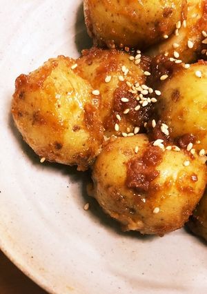 小粒な新じゃがの甘味噌炒め-レシピのメイン写真