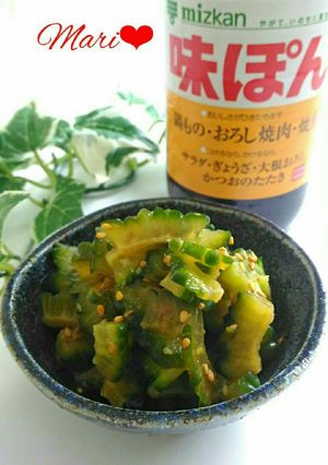 レンジで簡単☆味ぽんゴーヤ-レシピのメイン写真
