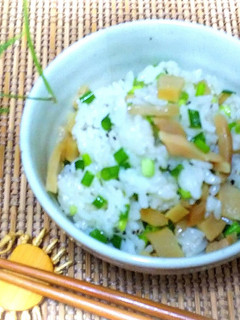 メンマと青葱の中華風混ぜ飯♪-レシピのメイン写真
