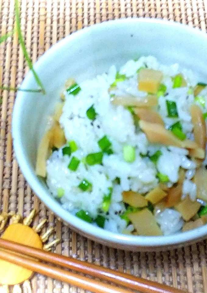 メンマと青葱の中華風混ぜ飯♪-レシピのメイン写真