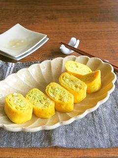 黒こしょう香る♪キャベツの卵焼き-レシピのメイン写真