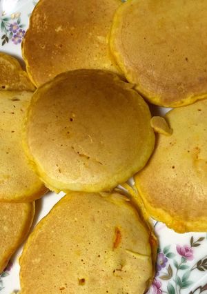 赤ちゃん大好き♡にんじんパンケーキ-レシピのメイン写真
