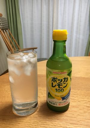 旨い！ポッカレモン100のレモンサワー-レシピのメイン写真