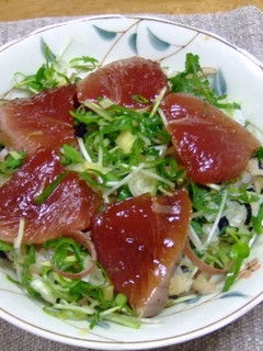 かつお漬け丼-レシピのメイン写真