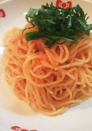フライパン茹でる♪たらこパスタ★-レシピのメイン写真