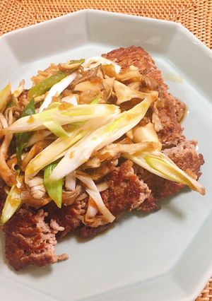 合い挽き肉をそのまま焼いて！ハンバーグ♡-レシピのメイン写真