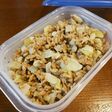 合挽き肉と玉葱の合わせ炒め