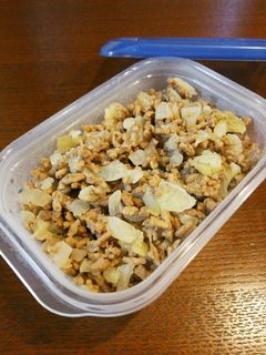 合挽き肉と玉葱の合わせ炒め-レシピのメイン写真