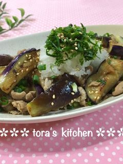 簡単☘️豚バラとナスのおろポンみそ炒め-レシピのメイン写真