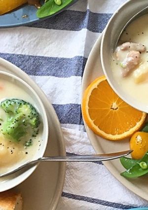 ルウから作るクリームシチュー-レシピのメイン写真