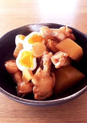 炊飯器で簡単！鶏手羽元と大根のトロトロ煮-レシピのメイン写真