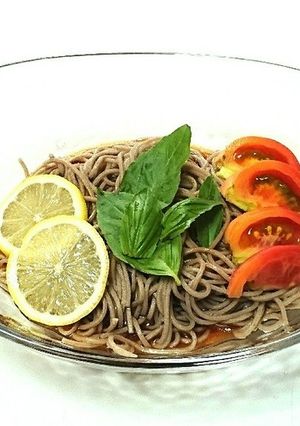 冷やしナポリ イタリア風ぶっかけ蕎麦-レシピのメイン写真