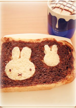 【可愛い】チョコシロップトースト-レシピのメイン写真
