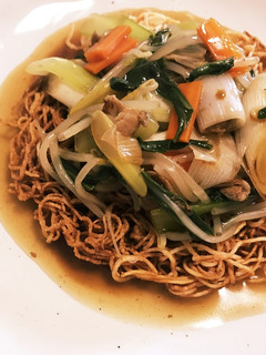 残ったそーめんで皿うどん♪-レシピのメイン写真