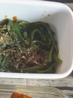 ピーマンの鰹節炒め-レシピのメイン写真