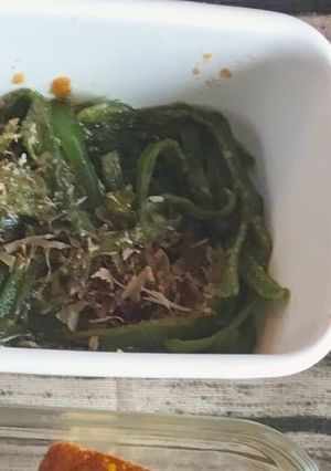 ピーマンの鰹節炒め-レシピのメイン写真