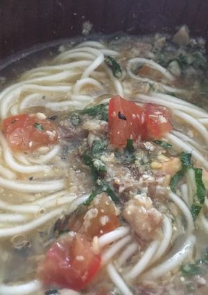 イワシ缶でちゃちゃっと素麺-レシピのメイン写真